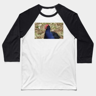 Purple Swamphen Baseball T-Shirt